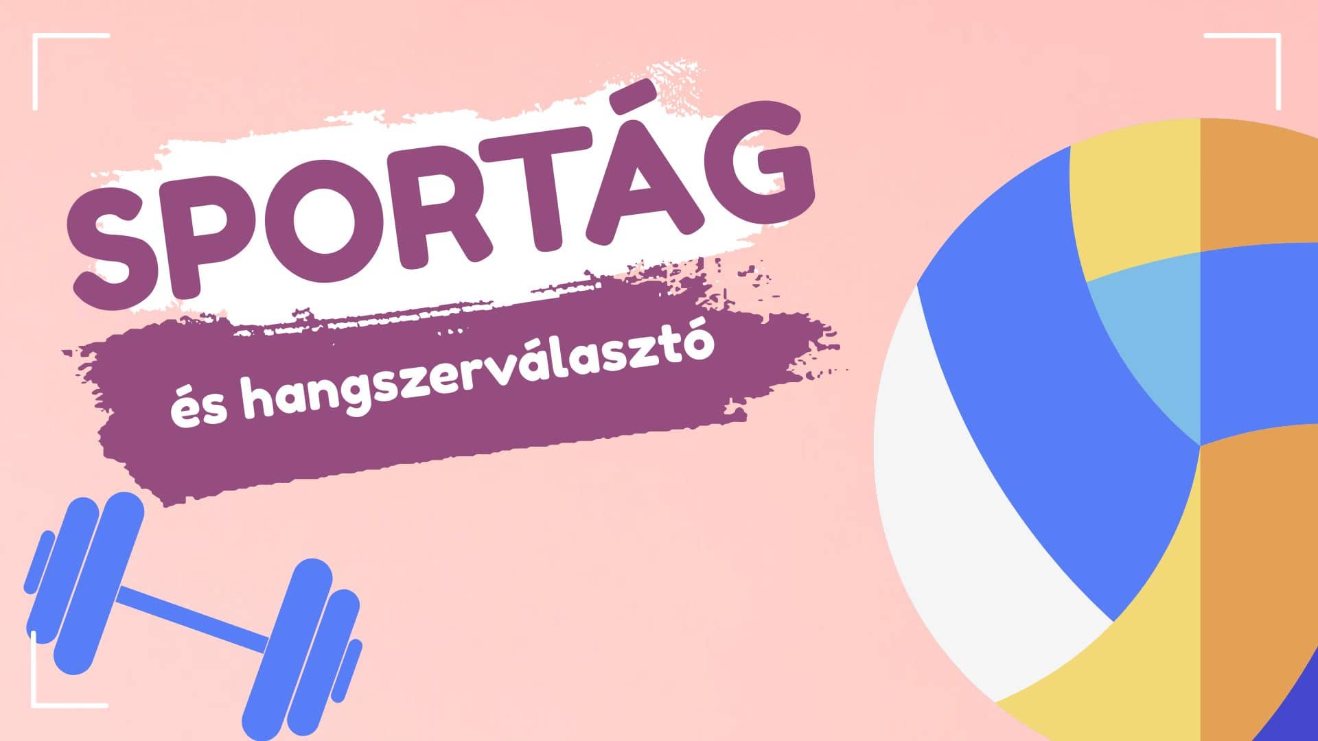 Sportág- és hangszerválasztó